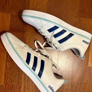 Adidas VS Pace White Ink Blue Sneakers Men’s 8 Women’s 9 Unisex
